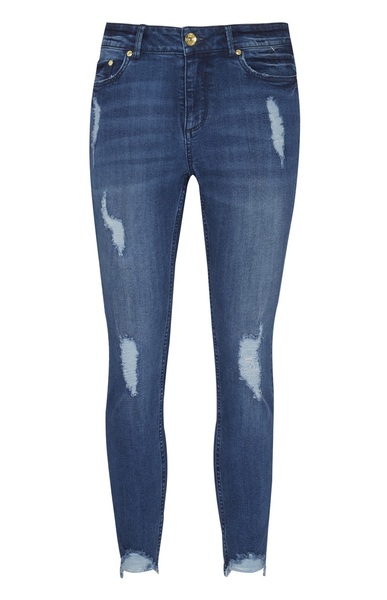 Ripped Blue Fashion Jeans